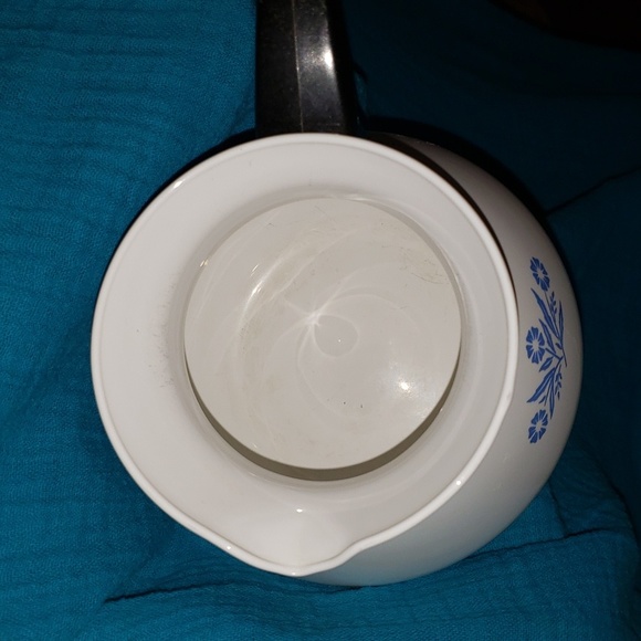 *Vintage* Blue Cornflower Corning Wear 6 Cup Tea Pot P-104 - Picture 6 of 9